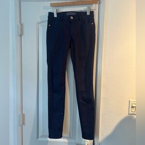 Massimo Dutti denim cut navy pants BNWOT